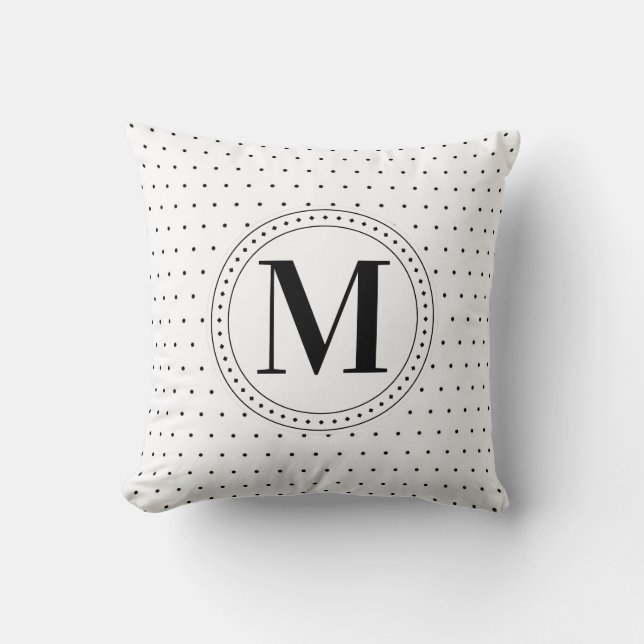 Coussin Motif point (Recto)