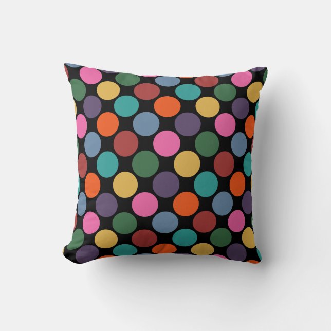 Coussin Motif Polka Dot (Recto)