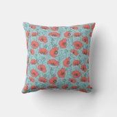 Coussin Motif Poppy Meadow (Verso)