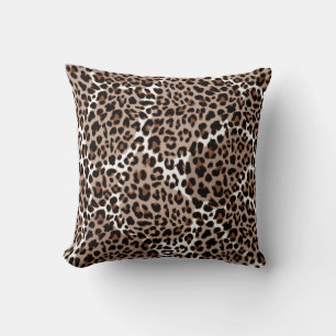 Coussin motif poster de animal