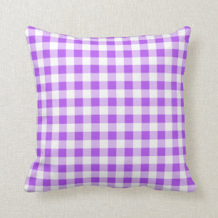 Coussin Motif pourpre de guingan