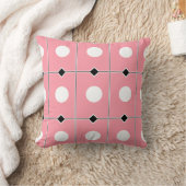Coussin Motif Rétro Rose (Couverture)
