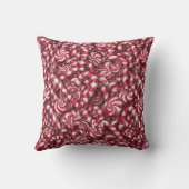 Coussin Motif Rêves de Menthe Poivrée | Bonbon Cannelle Ré (Verso)