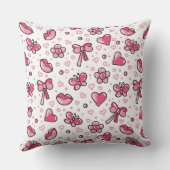 Coussin motif romantique (Verso)