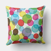 Coussin Motif rond 2 d'enfants de bulles (Verso)
