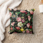 Coussin Motif rose rose et rouge (Couverture)