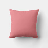 Coussin Motif rose sans couleur (Verso)