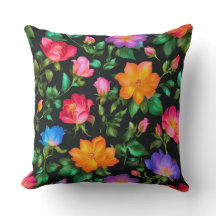 Motif Rose sauvage et coloré
