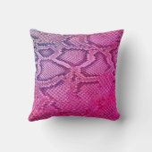 Coussin motif rose Snakeskin (Verso)