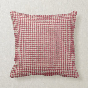 Coussin Motif rouge de pied-de-poule