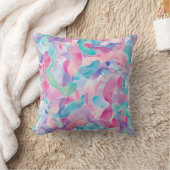 Coussin Motif ruban abstrait pastel (Couverture)