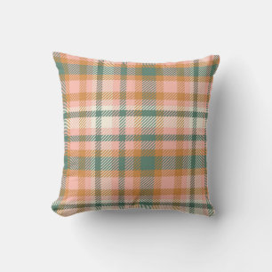 Coussin Motif Rustique Plaid