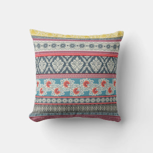 Coussin Motif sans couture avec carreaux en patchwork.