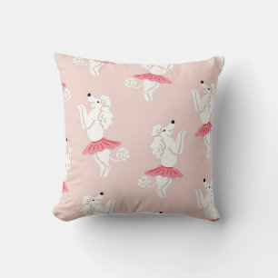 Coussin Motif sans couture avec de mignons chiens de canic