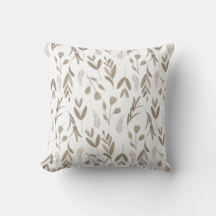 Coussin Motif sans couture avec des plantes dans une palet