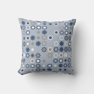 Coussin Motif sans couture avec éléments colorés, vintage