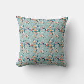 Coussin Motif sans couture avec fleurs (Recto)