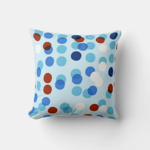 Coussin Motif sans couture avec ornement doodle abstrait,