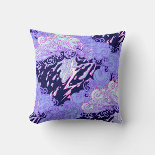 Coussin Motif sans couture. Clo décorative de style rétro