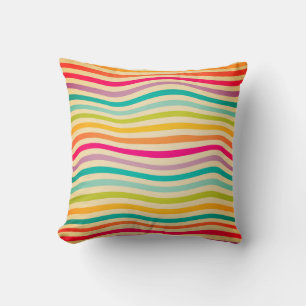 Coussin Motif sans couture colorée. illustration. b