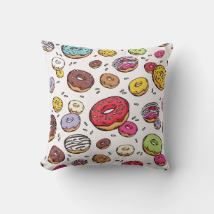 Coussin Motif sans couture de Donuts