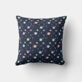 Coussin Motif sans couture de planètes du système solaire (Verso)