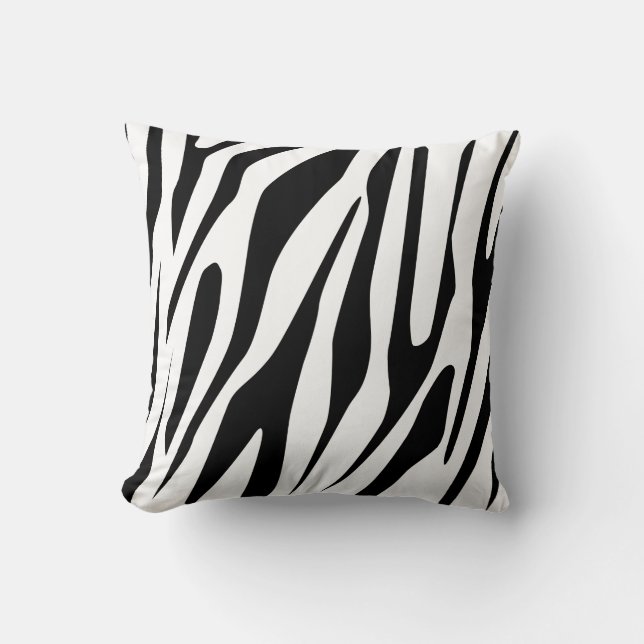 Coussin Motif sans couture de tigre blanc (Recto)