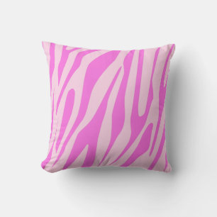 Coussin Motif sans couture de tigre rose
