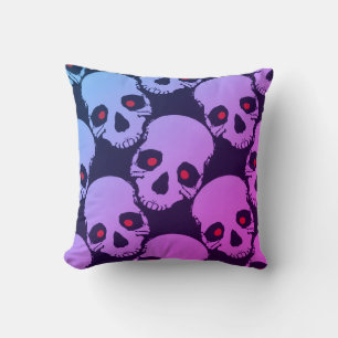 Coussin Motif sans couture effrayant K (Style : 1)