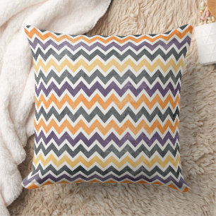 Coussin Motif sans couture en chevron zigzag dynamique