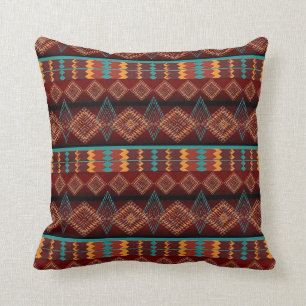 Coussin motif sans couture ethnique