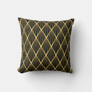 Coussin Motif sans faille Art Déco. Orna décoration vintag