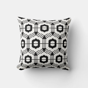 Coussin Motif sans soudure. arrière - plan géométrique vin
