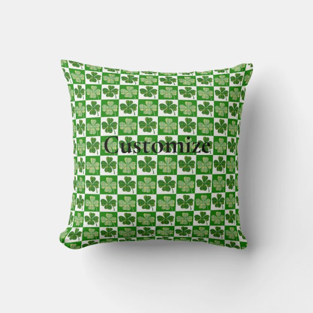 Coussin Motif shamrock Thunder_Cove (Recto)