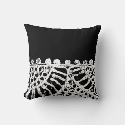 Coussin Motif Silver Abaya (Recto)