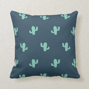 Coussin Motif simple de cactus