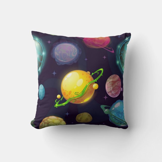 Coussin Motif spatial (Recto)