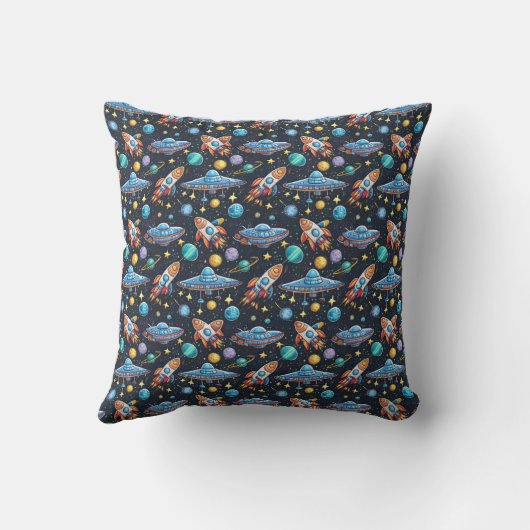 Coussin Motif spatial (Verso)