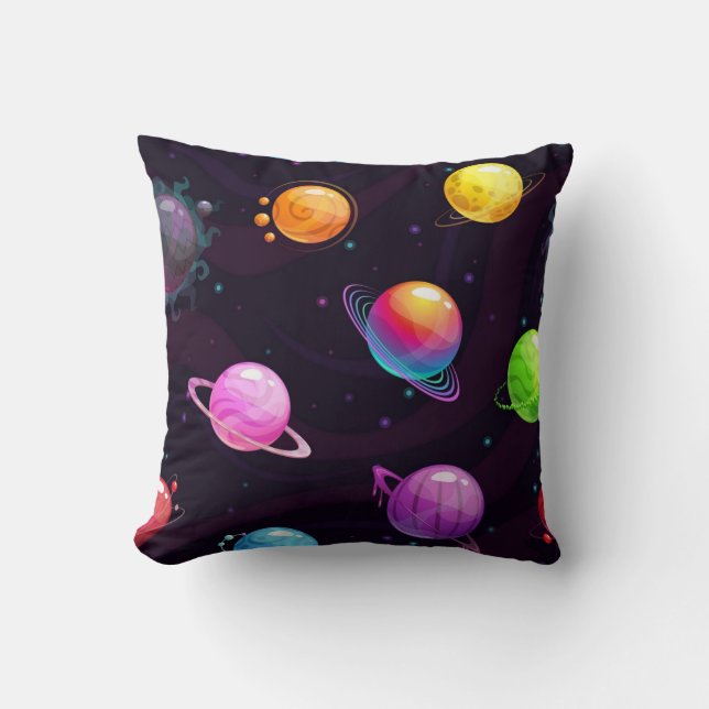 Coussin Motif spatial (Recto)