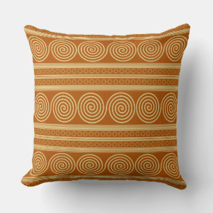 Coussin Motif Spiral grec ancien