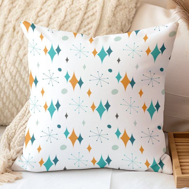 Coussin Motif Starburst Mid Century Modern (Créateur téléchargé)