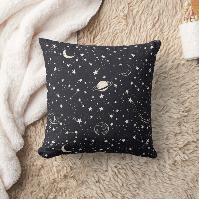 Coussin Motif Stars & Planètes (Couverture)