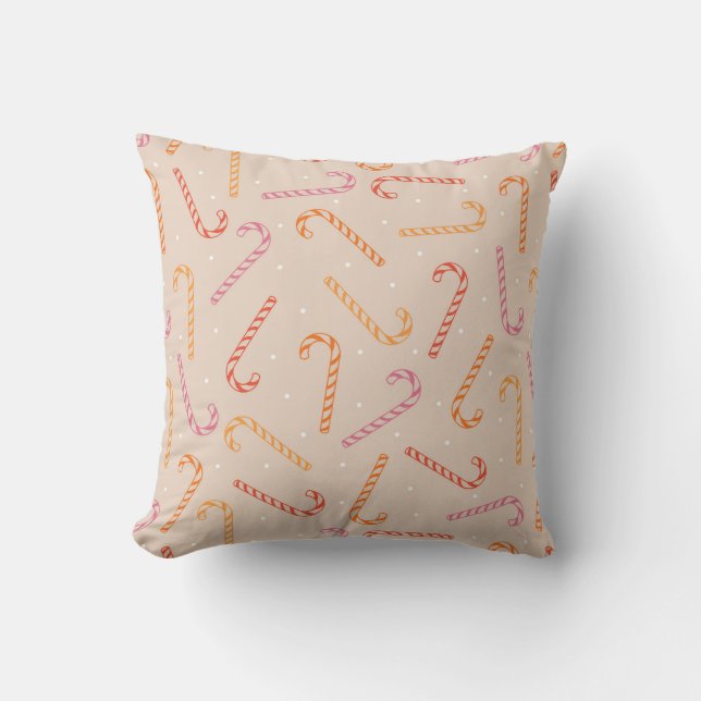 Coussin Motif sucre de canne doux (Recto)