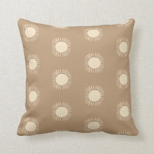Coussin Motif Sun Boho Nursery Décor Genre Neutre