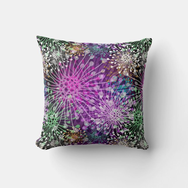 Coussin Motif tacheté vif (Recto)