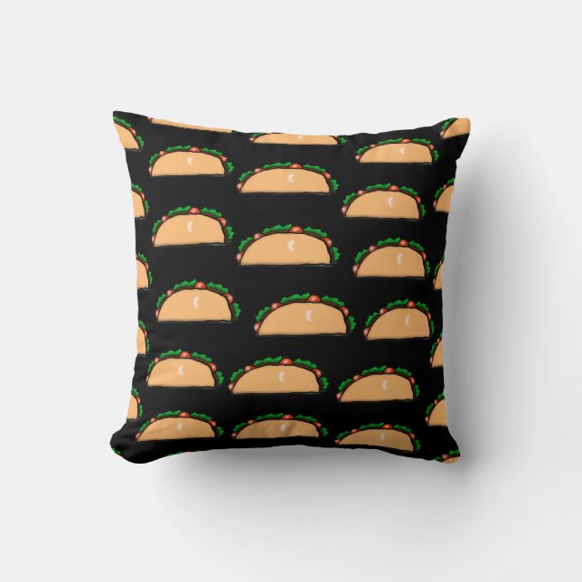 Coussin Motif Taco (Recto)