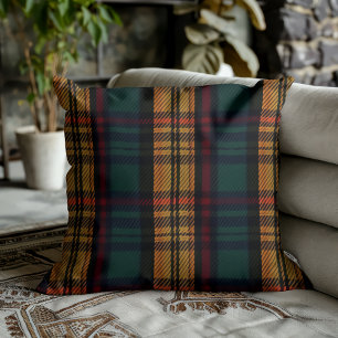 Coussin Motif Tartan Intemporel 