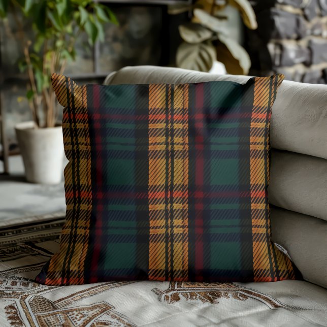 Coussin Motif Tartan Intemporel  (Créateur téléchargé)