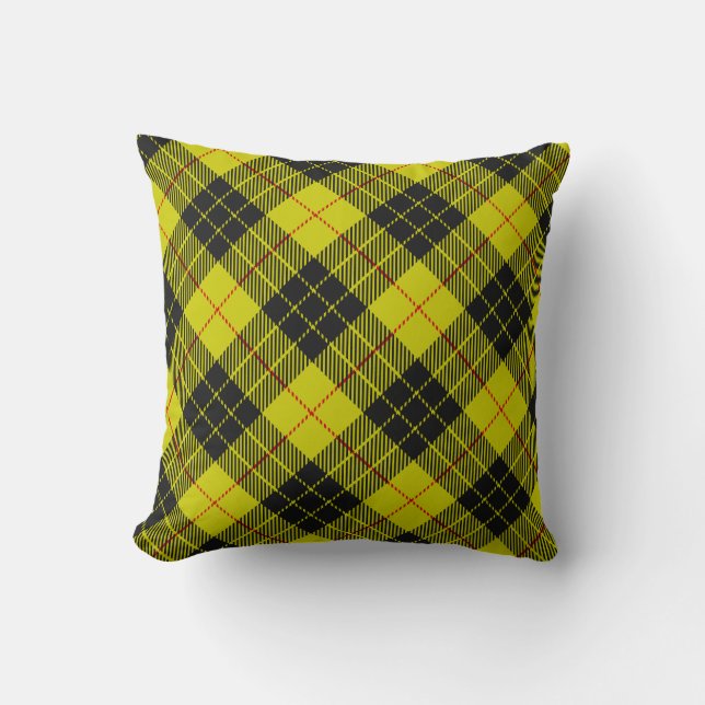 Coussin Motif tartan MacLeod (Recto)