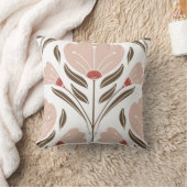 Coussin Motif Terracotta et Blush (Couverture)